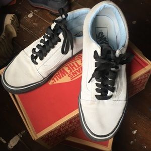 Blue Suede Vans Old Skool